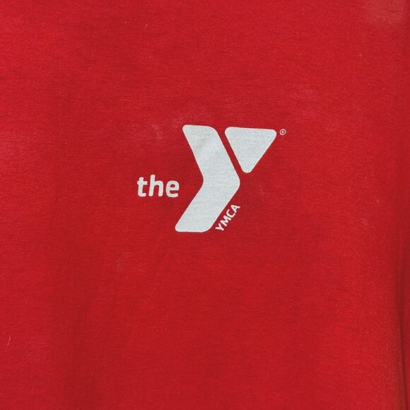 GILDAN SoftStyle 100% Cotton YMCA STAFF T-Shirt, Red, Medium - Picture 5 of 13